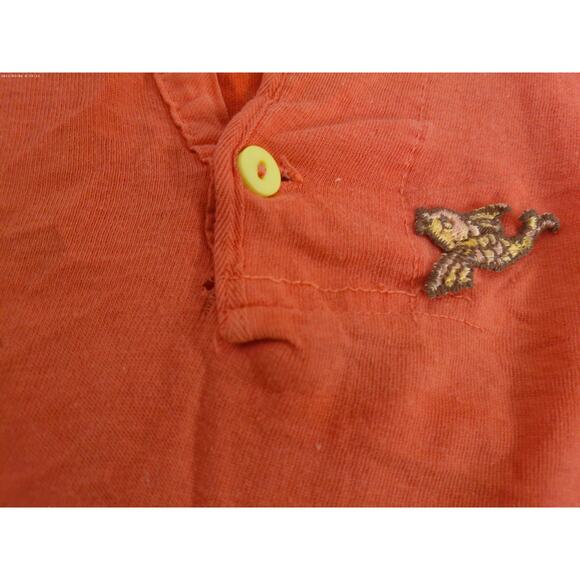 Vintage Elaine Post Orange Nautical Applique T Shirt Size Medium READ - Picture 4 of 11